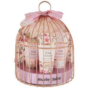 Marie Claire 4 Piece Relax & Unwind Bath Essential Kit Wild Flowers
